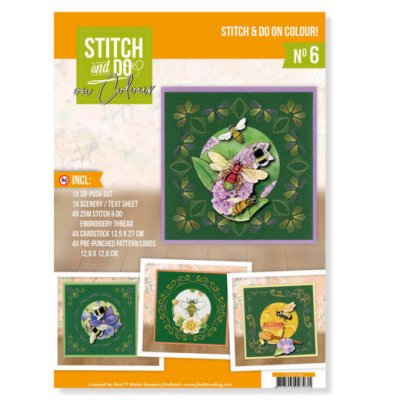 Stitch and Do on Colour 006 - Jeanine's Art - Humming Bees